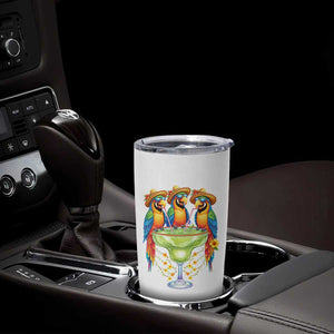 Cinco De Mayo Summer Party Tumbler Cup Funny Parrots Drinking Margaritas TS12 Print Your Wear
