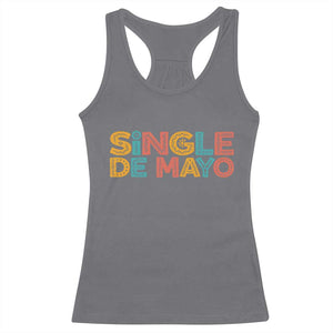 Mexican Fiesta Party Gift Racerback Tank Top Single De Mayo TS12 Charcoal Print Your Wear