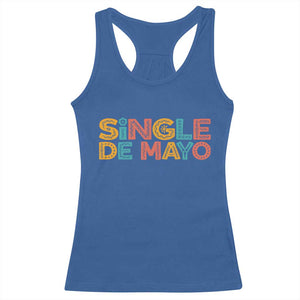 Mexican Fiesta Party Gift Racerback Tank Top Single De Mayo TS12 Royal Blue Print Your Wear
