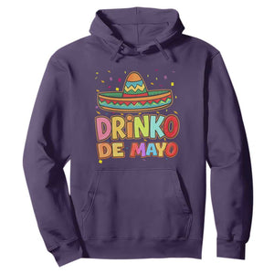 Funny Cinco De Mayo Day Drinking Fiesta Party Hoodie Drinko De Mayo TS12 Purple Print Your Wear