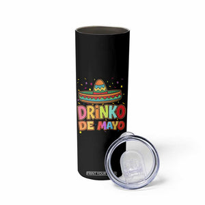 Funny Cinco De Mayo Day Drinking Fiesta Party Skinny Tumbler Drinko De Mayo TS12 Print Your Wear