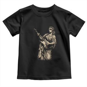 4th Of July Rock N Roll Toddler T Shirt Funny Statue Of Liberty Playing Guitar TS12 Black Print Your Wear