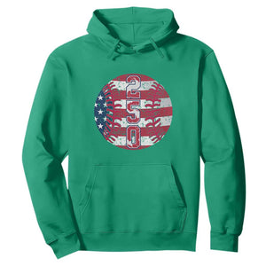 USA 250th Anniversary Baseball Hoodie Patriotic Athlete Gift TS12 Irish Green Print Your Wear