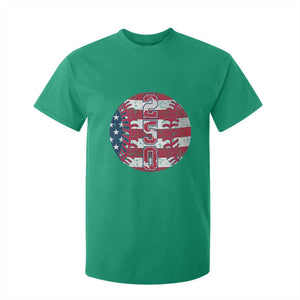 USA 250th Anniversary Baseball T Shirt For Kid Patriotic Athlete Gift TS12 Irish Green Print Your Wear