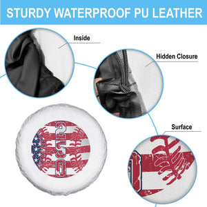 USA 250th Anniversary Baseball Spare Tire Cover Patriotic Athlete Gift TS12 Print Your Wear