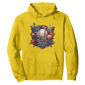 USA 250 Years Of Freedom Baseball Graphic Hoodie TS12 Daisy Print Your Wear