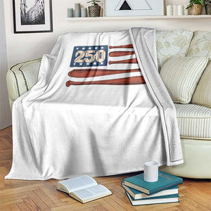 USA Flag Baseball Throw Blanket America 250th Anniversary Gift TS12 Print Your Wear