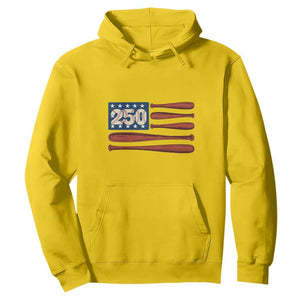 USA Flag Baseball Hoodie America 250th Anniversary Gift TS12 Daisy Print Your Wear
