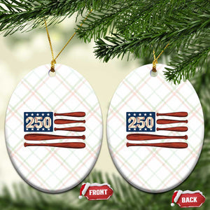 USA Flag Baseball Ceramic Ornament America 250th Anniversary Gift TS12 Print Your Wear