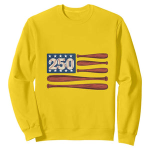 USA Flag Baseball Sweatshirt America 250th Anniversary Gift TS12 Daisy Print Your Wear
