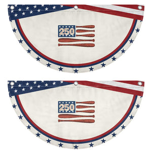 USA Flag Baseball Patriotic Fan Flag USA 250th Anniversary Gift