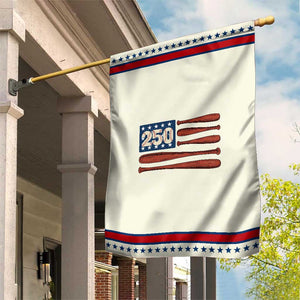 USA Flag Baseball Patriotic Garden Flag America 250th Anniversary Gift TS12 Modern Beige Red Print Your Wear