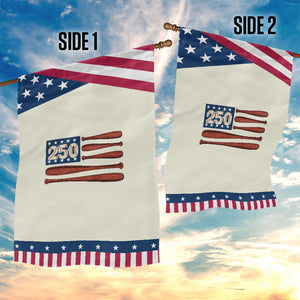 USA Flag Baseball Patriotic Garden Flag America 250th Anniversary Gift TS12 Print Your Wear