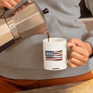 USA Flag Baseball Coffee Mug America 250th Anniversary Gift TS12 Print Your Wear