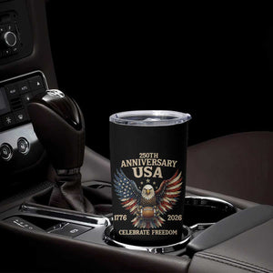 Patriotic Bald Eagle Football Tumbler Cup America 250th Anniversary Gift TS12 Print Your Wear