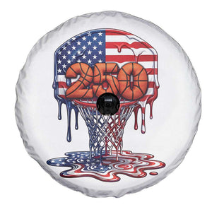 Patriotic Basketball Drip Spare Tire Cover USA 250th Anniversary Gift TS12 Print Your Wear