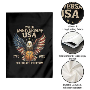 250 Years Of Freedom Basketball Garden Flag Patriotic Athlete Gift TS12 Print Your Wear