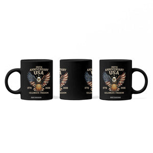 250 Years Of Freedom Basketball Coffee Mug Patriotic Athlete Gift TS12 Print Your Wear