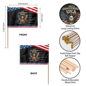 250 Years Of Freedom Basketball Patriotic Handheld Flag Athlete Gift TS12 Print Your Wear