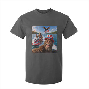 Patriotic Bigfoot Squad Chill Summer Vacation Graphic T Shirt For Kid
