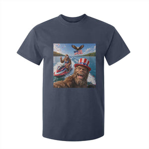 Patriotic Bigfoot Squad Chill Summer Vacation Graphic T Shirt For Kid