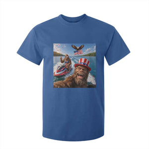 Patriotic Bigfoot Squad Chill Summer Vacation Graphic T Shirt For Kid