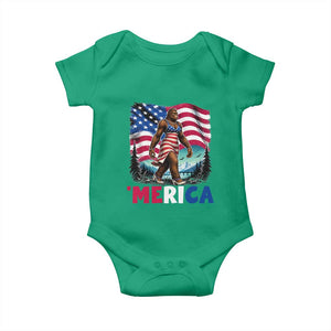 Funny Patriotic Sexy Bigfoot Baby Onesie Merica USA 250th Anniversary TS12 Irish Green Print Your Wear