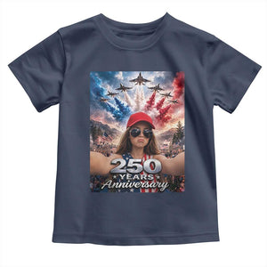 Funny Doll Face Meme 4th Of July Toddler T Shirt USA Freedom Jet Fighter Graphic