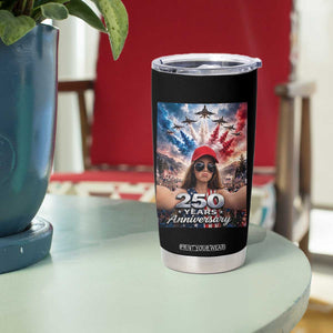 Funny Doll Face Meme 4th Of July Tumbler Cup USA Freedom Jet Fighter Graphic
