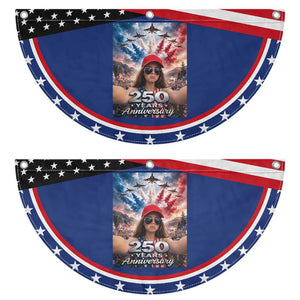 Funny Doll Face Meme 4th Of July Patriotic Fan Flag USA Freedom Jet Fighter Graphic