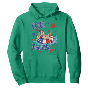 Funny Doll Face Meme 4th Of July Hoodie Chill The Fourth Out TS12 Irish Green Print Your Wear