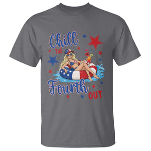 Funny Doll Face Meme 4th Of July T Shirt Chill The Fourth Out TS12 Charcoal Print Your Wear