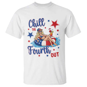 Funny Doll Face Meme 4th Of July T Shirt Chill The Fourth Out TS12 White Print Your Wear