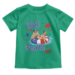 Funny Doll Face Meme 4th Of July Toddler T Shirt Chill The Fourth Out TS12 Irish Green Print Your Wear
