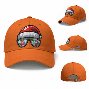 Funny Santa Sunglasses Baseball Cap Beach Christmas Vacation Graphic