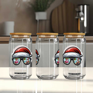 Funny Santa Sunglasses Glass Can Beach Christmas Vacation Graphic TS12 Print Your Wear