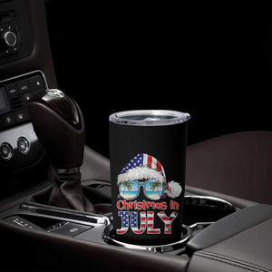 Christmas In July Tumbler Cup Patriotic USA Sunglasses Graphic TS12 Print Your Wear