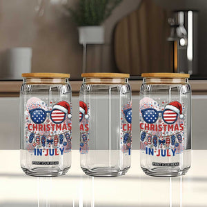Patriotic USA Sunglasses Christmas In July Graphic Glass Can TS12 Print Your Wear