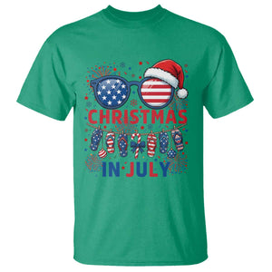Patriotic USA Sunglasses Christmas In July Graphic T Shirt TS12 Irish Green Print Your Wear