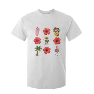 Christmas In July T Shirt For Kid Tropical Summer Beach Party Graphic TS12 White Print Your Wear