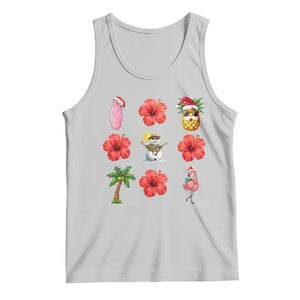 Christmas In July Tank Top Tropical Summer Beach Party Graphic
