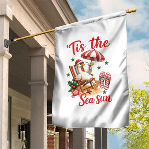 Funny Christmas In July Goose Garden Flag Tropical Summer Beach Party TS12 Print Your Wear