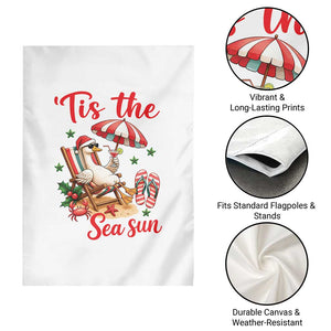 Funny Christmas In July Goose Garden Flag Tropical Summer Beach Party TS12 Print Your Wear