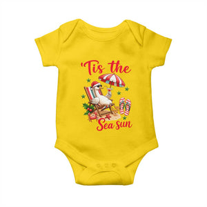 Funny Christmas In July Goose Baby Onesie Tropical Summer Beach Party TS12 Daisy Print Your Wear