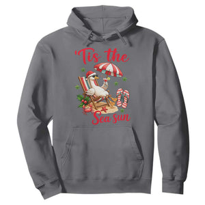 Funny Christmas In July Goose Hoodie Tropical Summer Beach Party