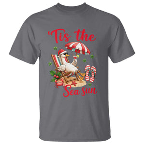 Funny Christmas In July Goose T Shirt Tropical Summer Beach Party