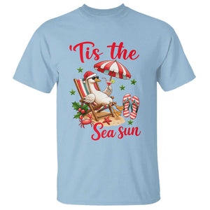 Funny Christmas In July Goose T Shirt Tropical Summer Beach Party
