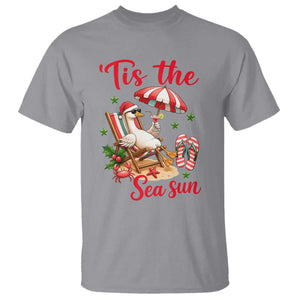 Funny Christmas In July Goose T Shirt Tropical Summer Beach Party