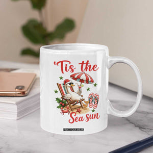 Funny Christmas In July Goose Coffee Mug Tropical Summer Beach Party TS12 Print Your Wear