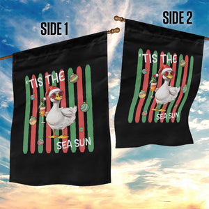Funny Christmas In July Goose Garden Flag Tis The Sea Sun TS12 Print Your Wear